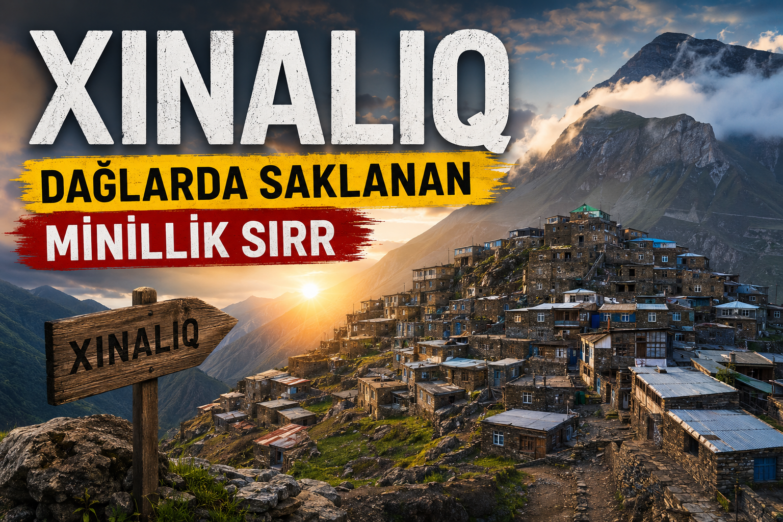 Xınalığın sirri: Azərbaycanın dağlarında minillik tarixini qoruyan yaşayış məskəni