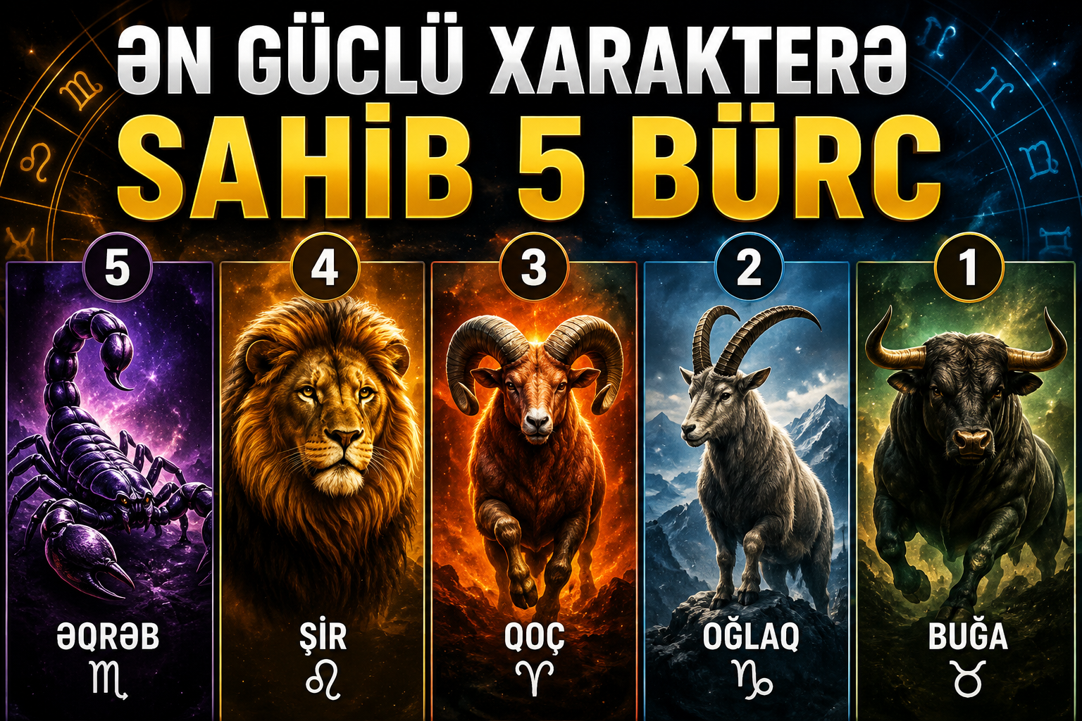 Top 5 Zodiac Signs With The Strongest Personalities