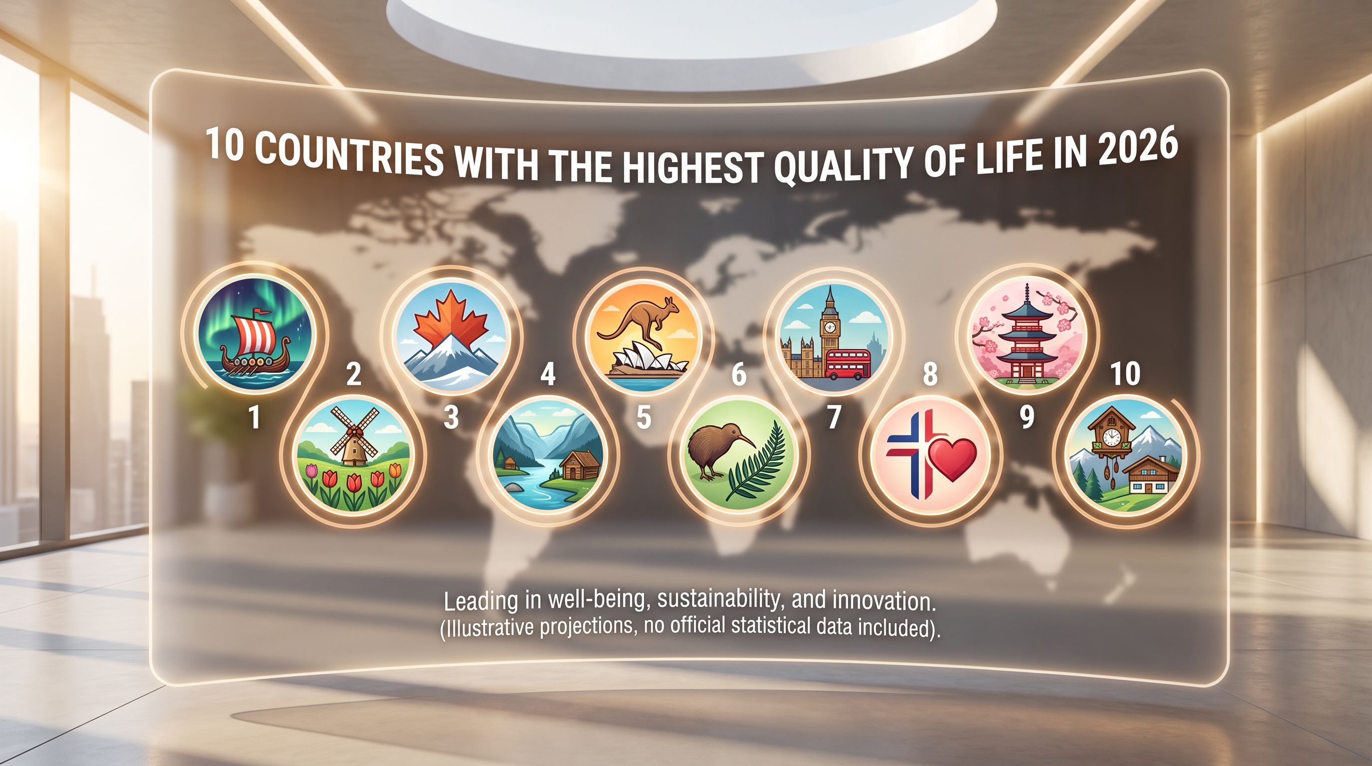 10 Countries With the Highest Quality of Life in 2026