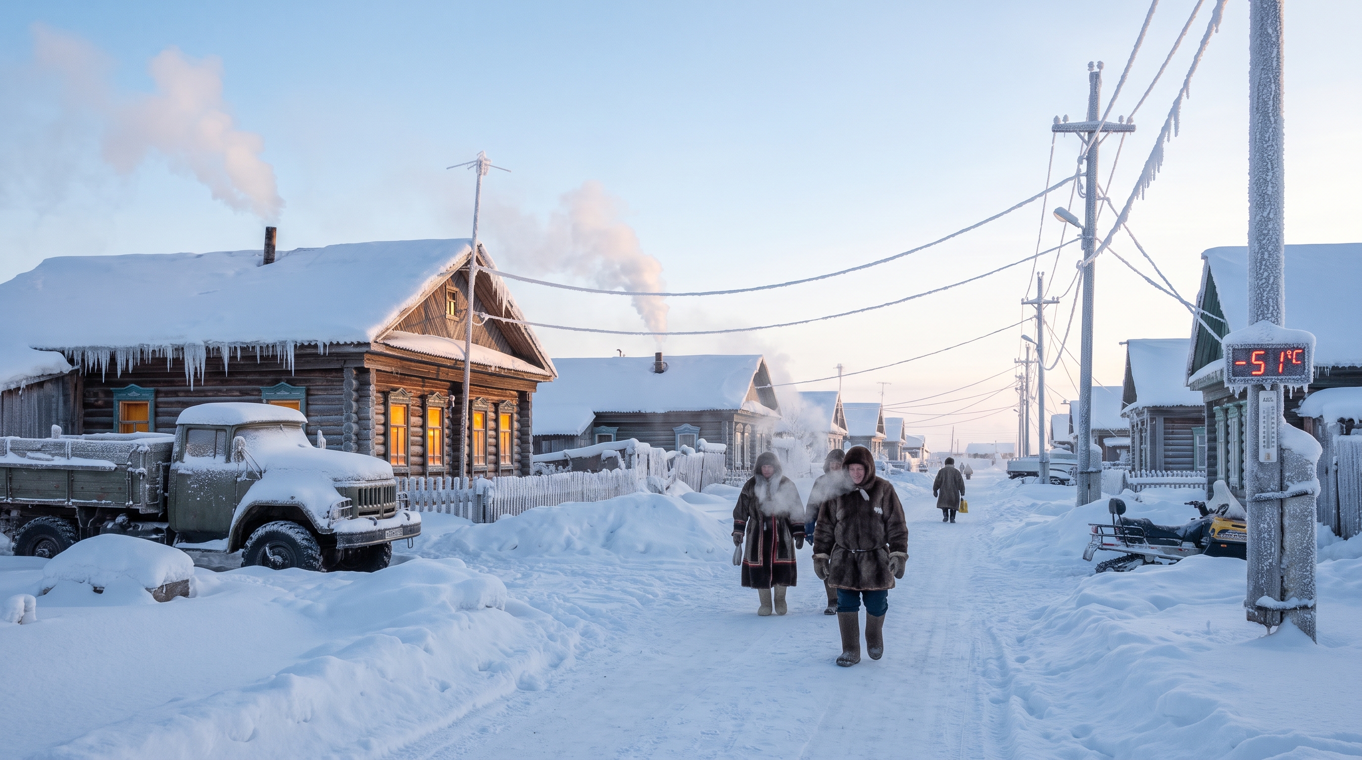 The Coldest Places Where People Actually Live