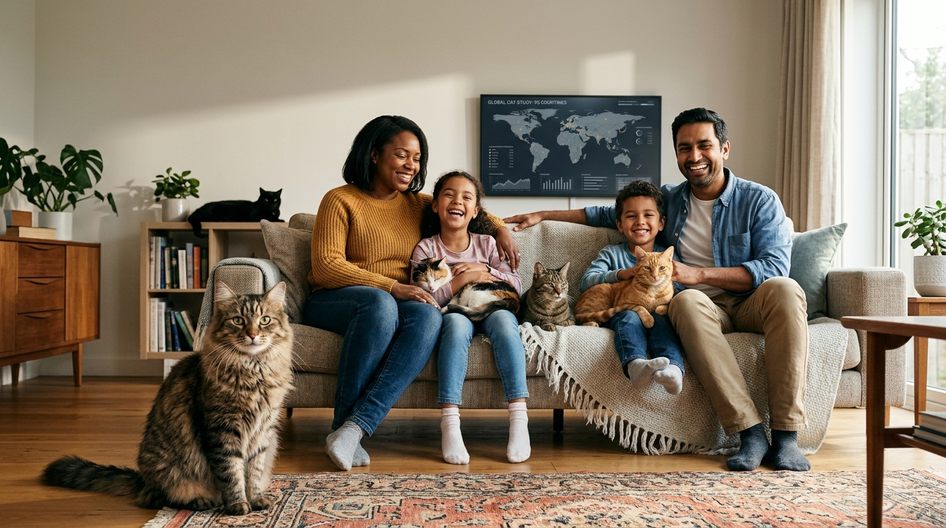 Does the Number of Cats Affect Human Happiness? New Study Reveals Interesting Findings