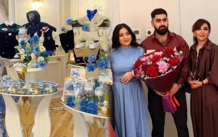 Elnarə Abdullayeva nəvəsi üçün bu qədər xonça hazırlatdı - (Video)